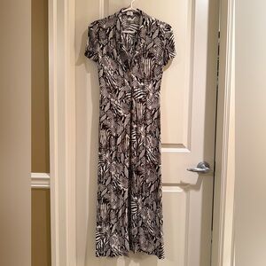 Wilfred Black and White Maxi Dress